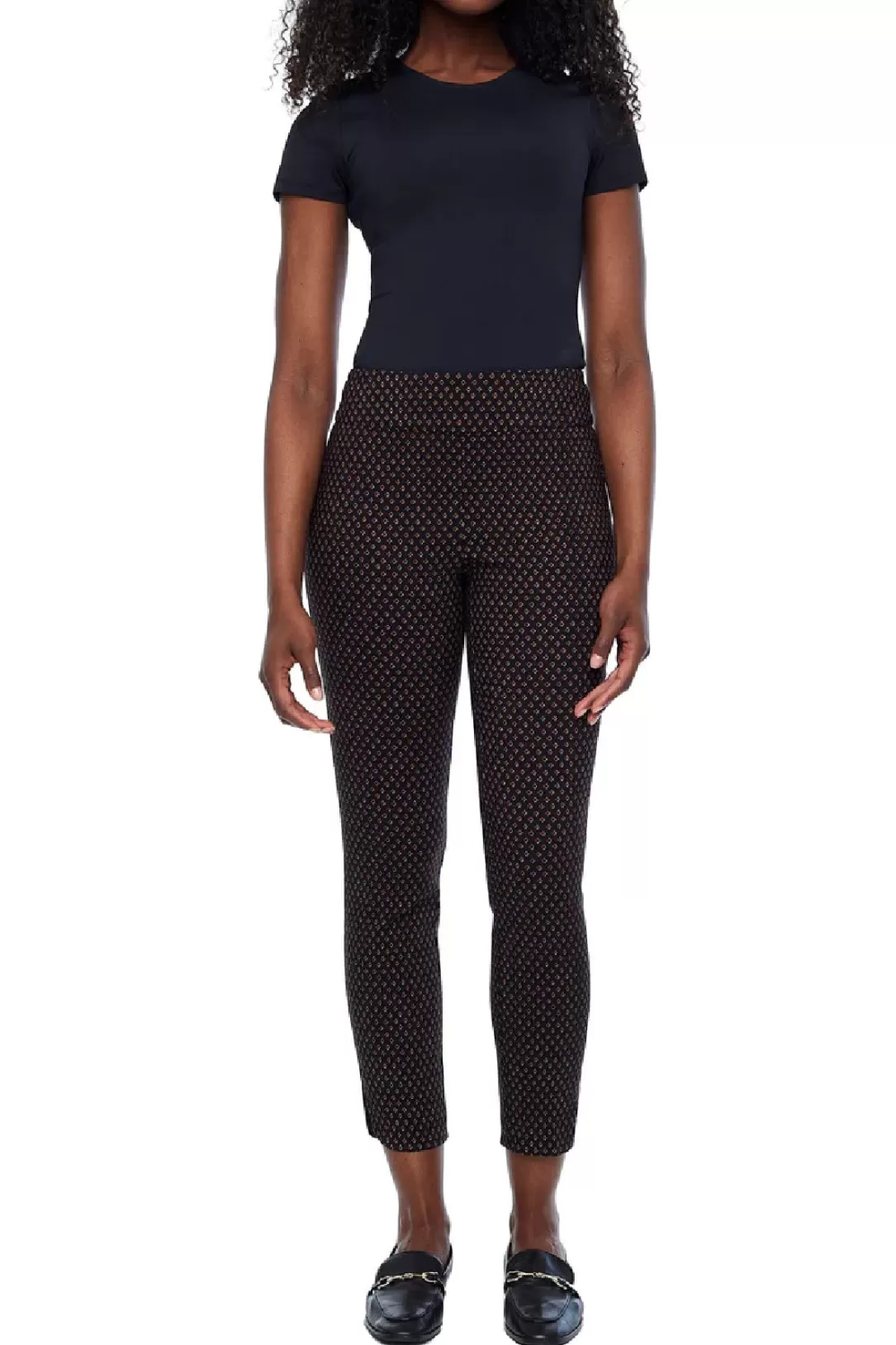 Women Up! Techno Slim Ankle Pants-Diamante | Up Pant!