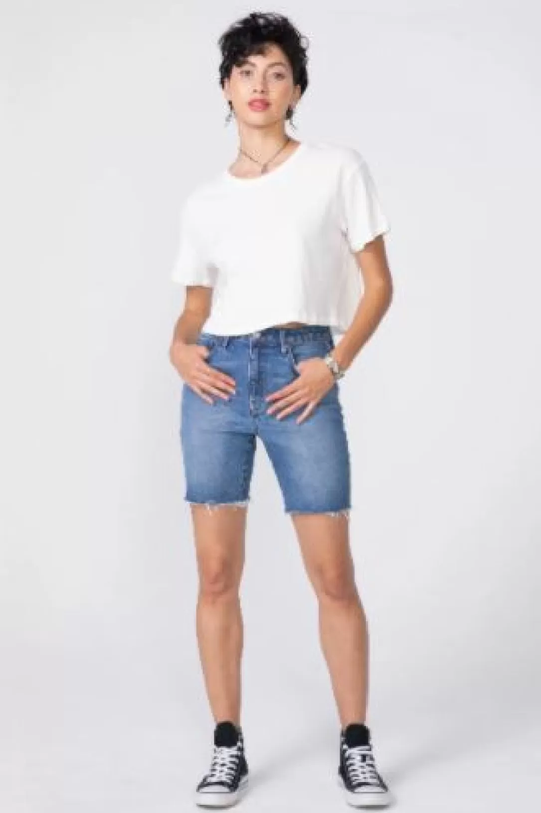 Women Unpublished Tessa High Waist Biker Short In Heart |