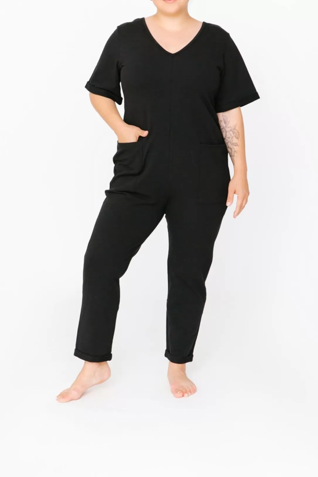 Women Smash + Tess The Aria Romper In Midnight Black | Smash & Tess