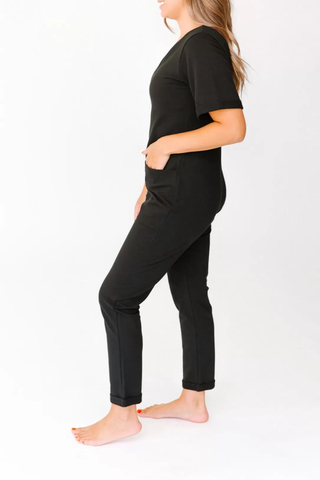 Women Smash + Tess The Aria Romper In Midnight Black | Smash & Tess