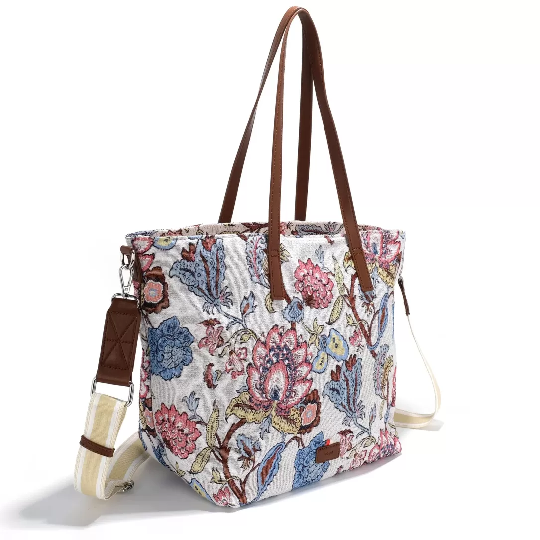 Women Colab The Reverie Tote-Light Floral |