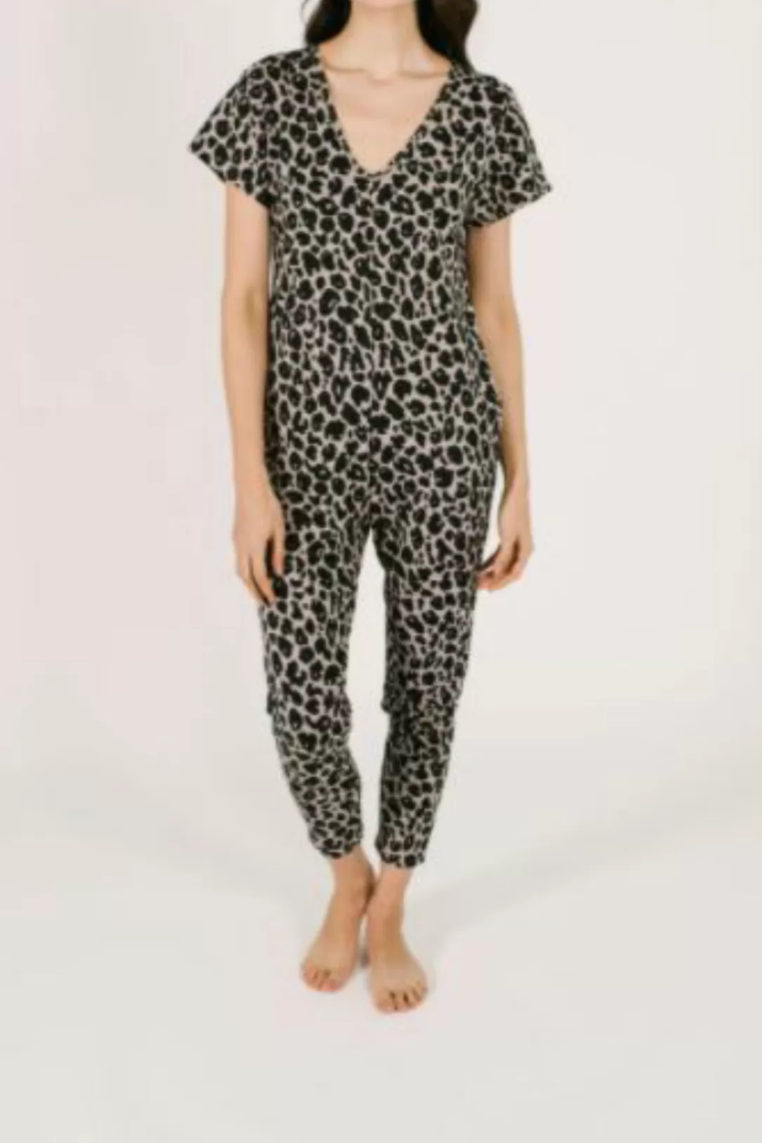 Women Smash + Tess The Sunday Romper In Lexi Leopard |