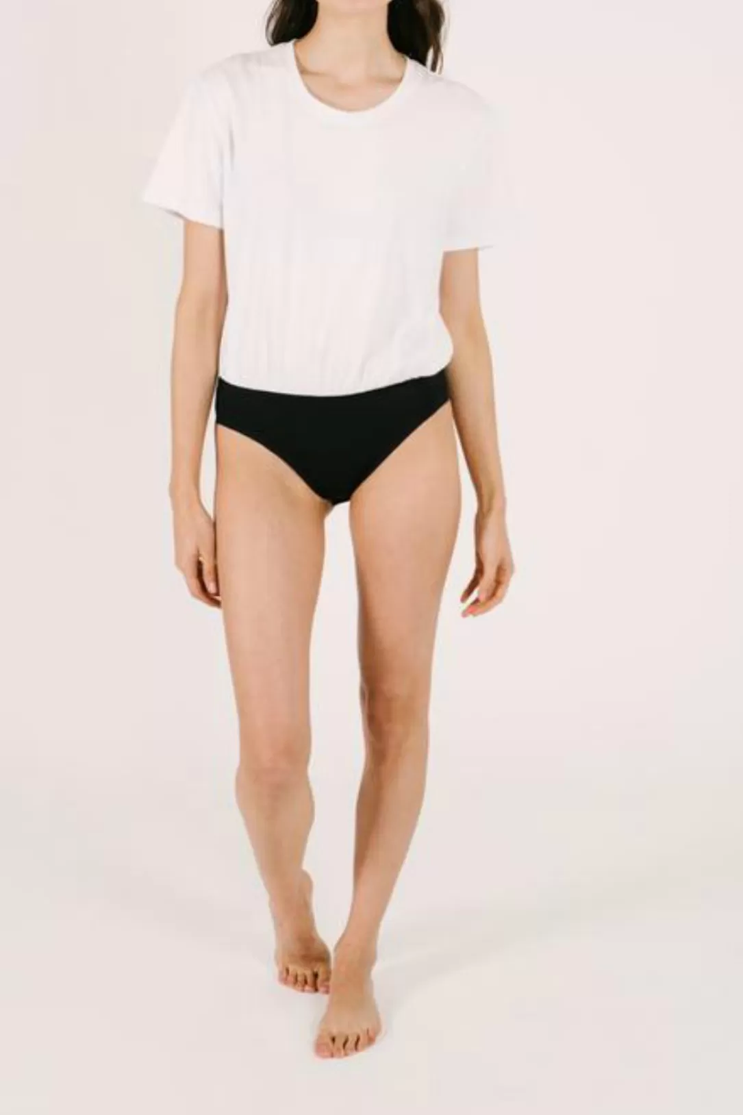 Women Smash + Tess The T-Shirt Bodysuit-White |