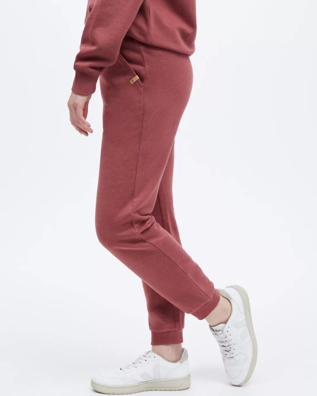 Women tentree Treefleece Bamone Sweatpant-Apple Butter Red |