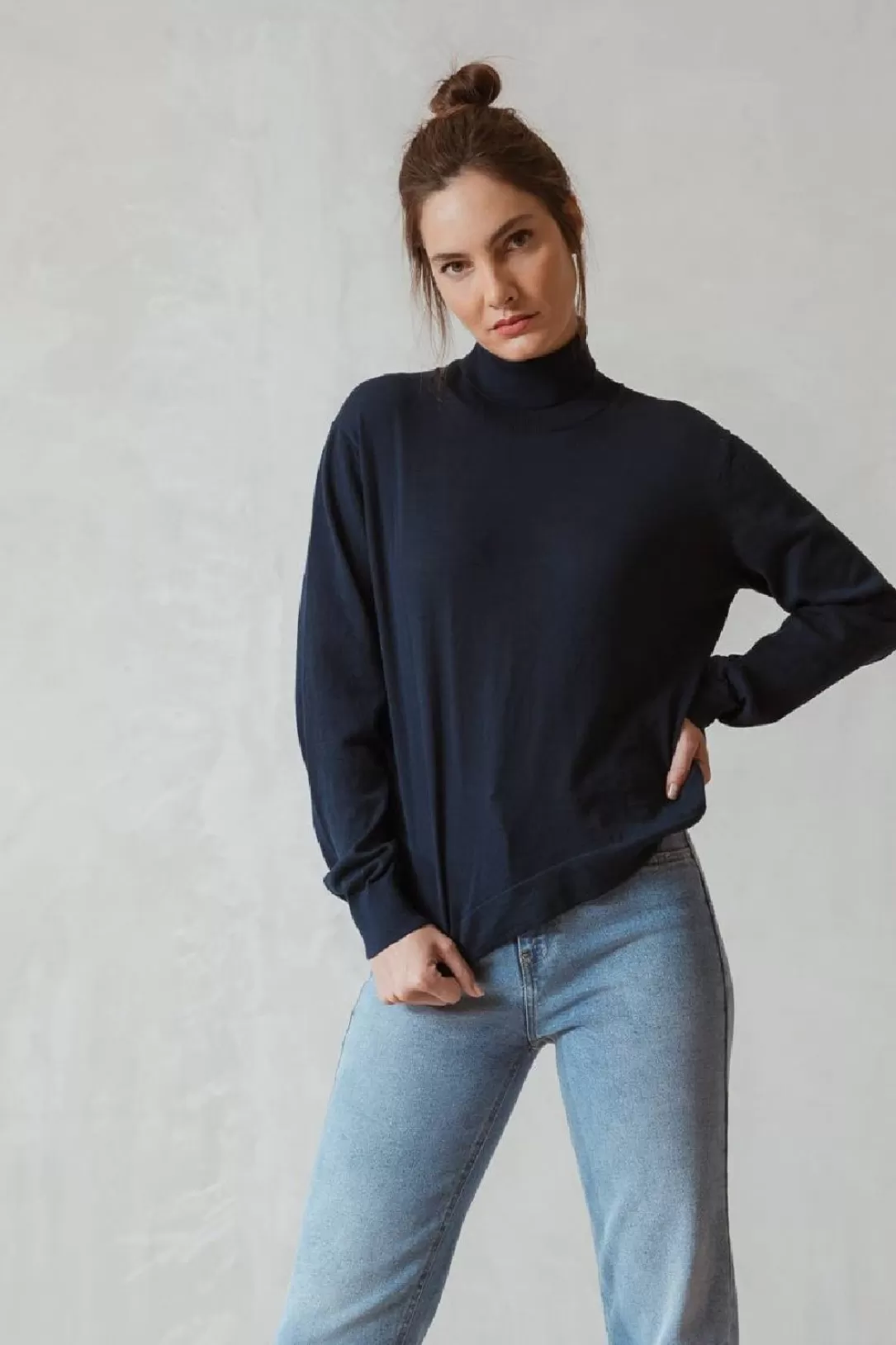 Women Indi & Cold Turtleneck Sweater |