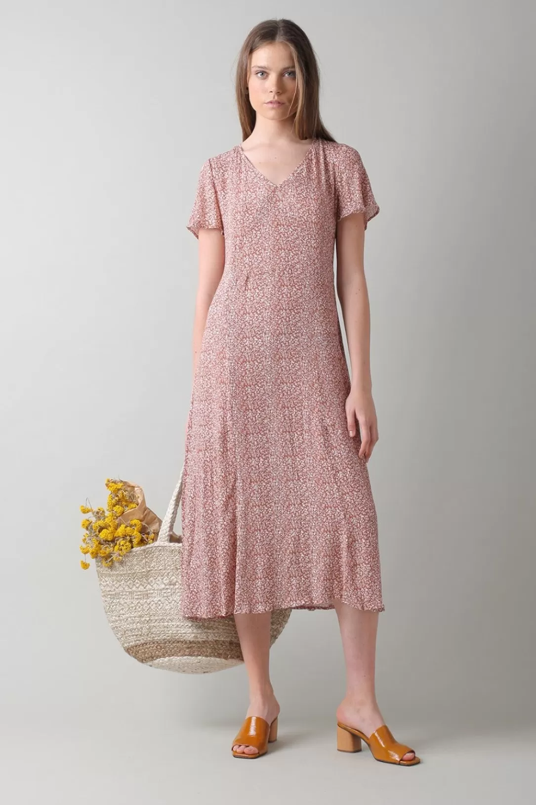 Women Indi & Cold Vestido Daisy Dress In Terra Cotta |